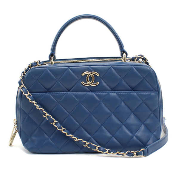 CHANEL Handbags - CHANEL Chanel handbag Matelassé women's blue
